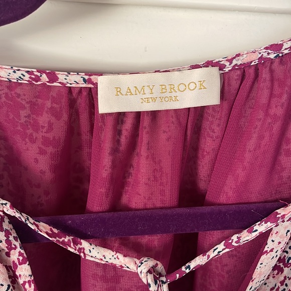 Ramy Brook Pink and White Blouse - Picture 3 of 5